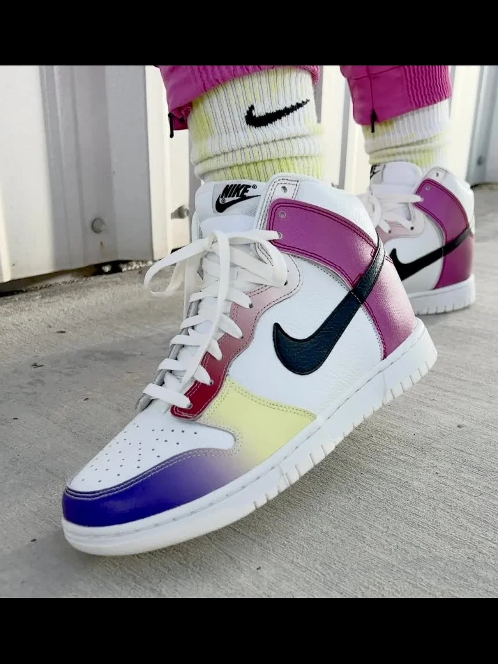 Nike Dunk High in Multicolored Gradient